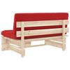 Vidaxl Ogrodowa Sofa Środkowa Z Palet, Impregnowane Drewno Sosnowe