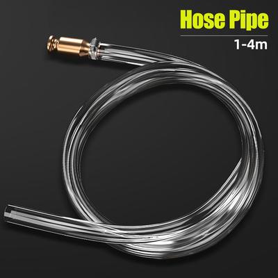 1M/1.5M/2M/3M/4M Manual Gasoline Fuel Suction Pipe Gas Siphon Pump Water Shaker Siphon Safety Self Priming Hose Pipe Plumbing Hoses Transparent