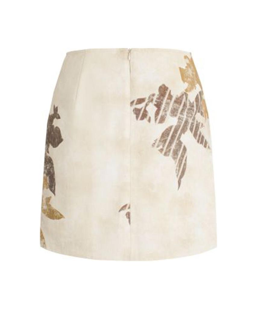 Melilling Flower Print Mini Skirt (Esfmgsk13Mul)