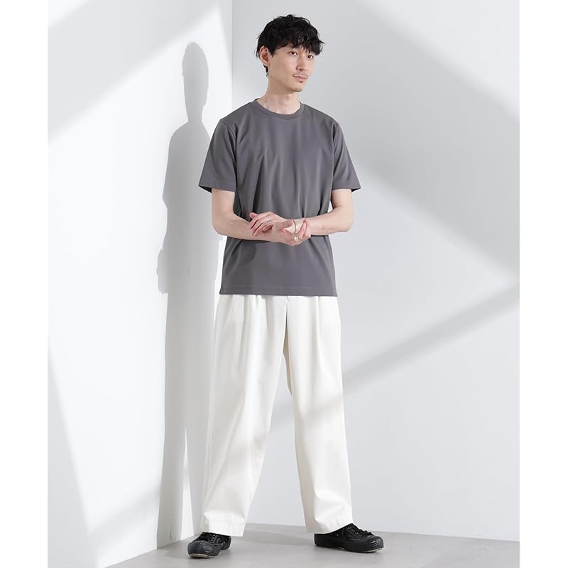 [Nano Universe] Anti-smell Crew Neck T-shirt Short Sleeve Men's L 020 Gray 672-5124202