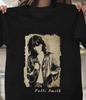 Patti Smith Dárek Pro Fanouška Na Turné Unisex Černé Bavlněné Tričko Plná Velikost S-5XL