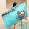 Fashion Z-Zoas Cat Microfiber Printed Beach Towel Mountain Climbing Yoga Beach Swimming Running Absorbent Soft Towel