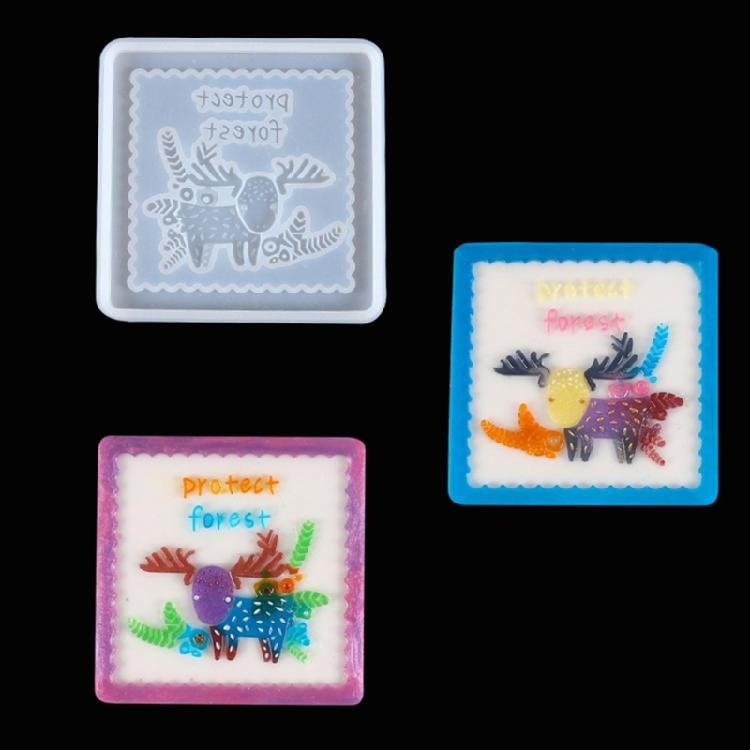 Coasters Molds for Epoxy Resin Animal Coaster Mould for Resin Casting Art Molds