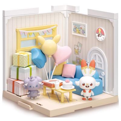 TAKARA TOMY Kunststoff Pokemon Poke Peace Haus Lounge Glumanda & Psiau für Frauen