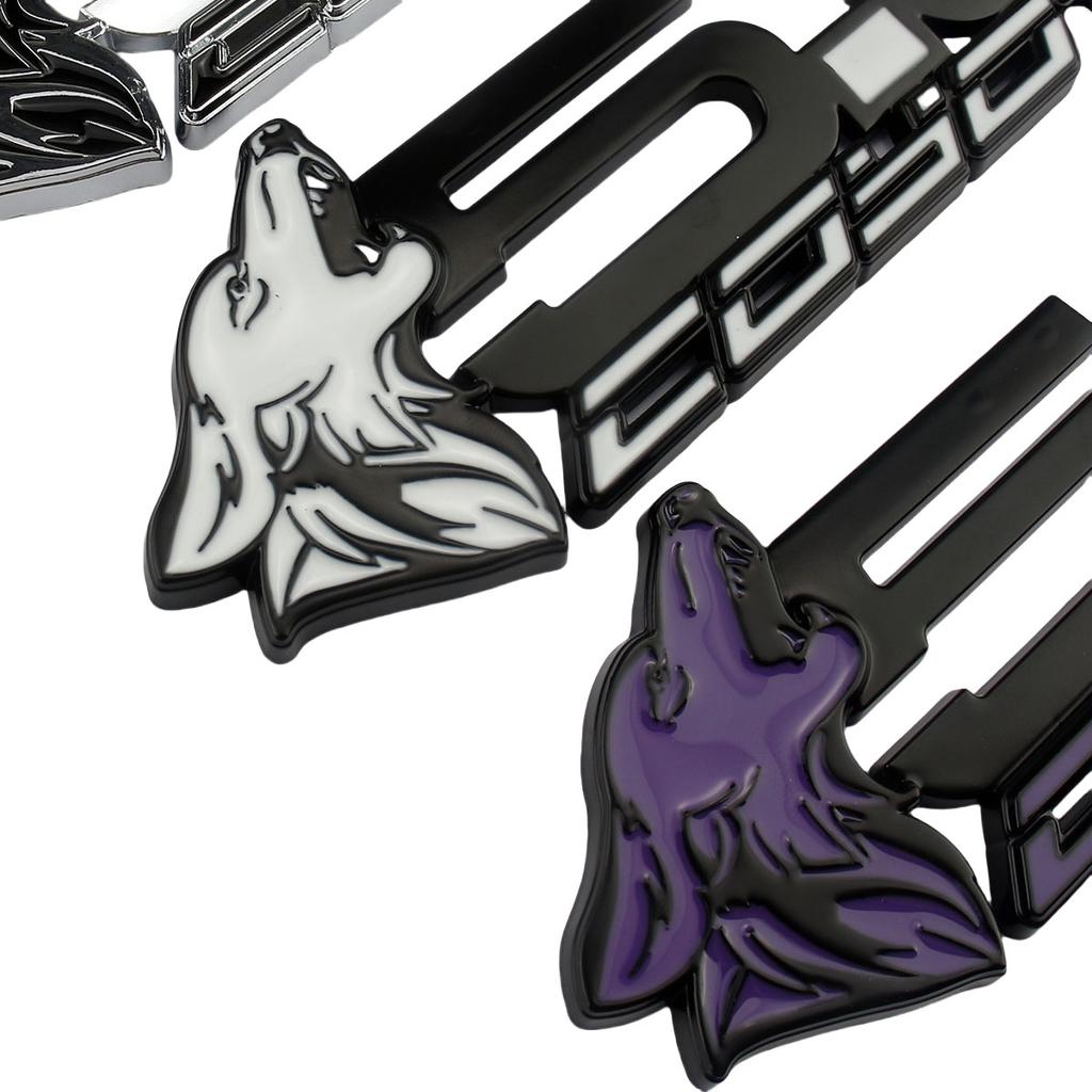 1 Para Nowe Metalowe 3D Logo 5.0 Kojot Mach Odznaka Emblemat Naklejki Dla Mustang Dark Horse Shelby GT GT350 GT500 Akcesoria