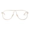 Lightweight Fashion Oval Sunglasses Women Sunglasses Gold SMUA56_S5AK_FE08N_C_066