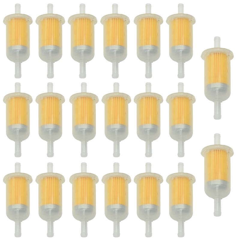 4-20 szt. Samochodowy filtr paliwa benzynowego Rurka 6MM-8MM Uniwersalny liniowy filtr paliwa gazowego Do małych silników Akcesoria do kosiarek motocyklowych