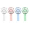 Mini Desktop Air Cooler Portable Handheld Fan USB Rechargeable 300mAh Creative Small Fan for Desktop Student Dormitory Office