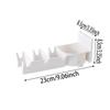 Racket Storage Rack Non Perforated Door Rear Rack Home Storage Hanging Shelf No Hole Hanging Shelf