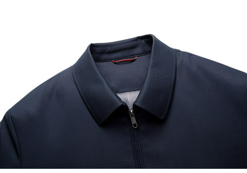 Men's Quilted Lapel Zipper Jacket - Warm, Stylish, Casual Outerwear
