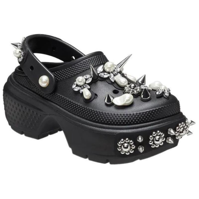 SIMONE ROCHA x Crocs Breathable Footwear Hole Shoes Women's Black