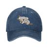 Cartoon Koala Vintage Adjustable Washed Denim Cotton Low Profile Dad Trucker Hat Black Fitted Baseball Ball Cap for Men Unisex