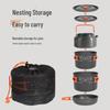 Multifunctional Camping Cookware Set for 4-5 People