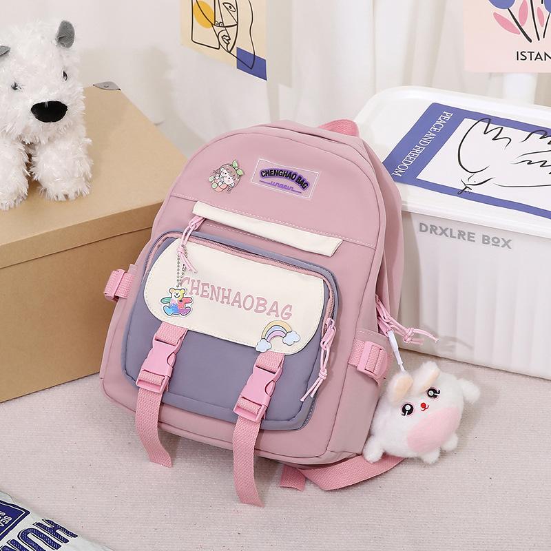 Новый школьный рюкзак для начальной школы Детский рюкзак Campus Outdoor Street Рюкзак Милый и легкий Сумка для снижения нагрузки