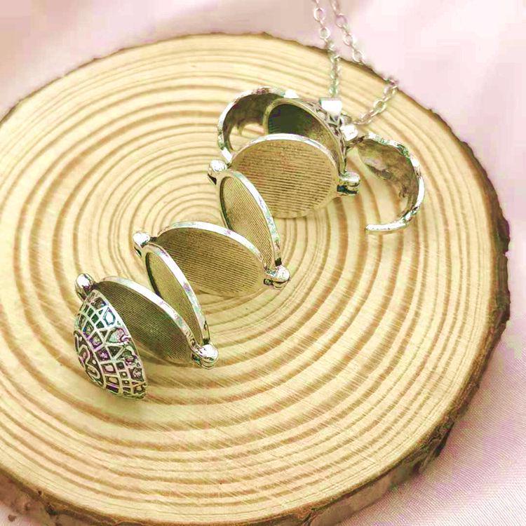 Colier Album Foto Pandantiv Aripă Multi-strat - 456-Strat DIY Suvenir cu Amintiri