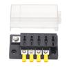4-Way Compact  Fuse Box with Single Input and 4 Outputs