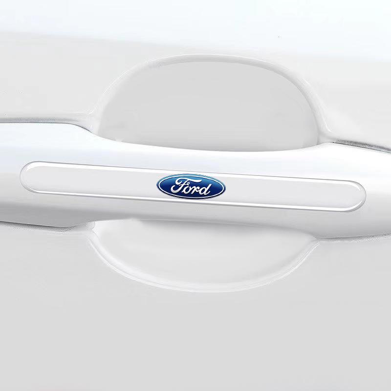 4KS Průhledný chránič proti kolizi dveří auta Nárazníková lišta Nálepka Pro Ford Focus Mk2 Party Mk3 Ranger Mondeo Mk4 Fiest Příslušenství k autu