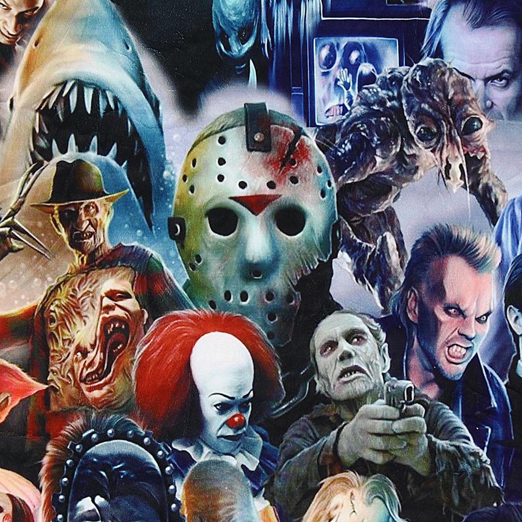 Buy Horror Movie Character Hooded Blanket for Gothic Killers Sherpa