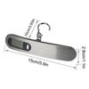 Portable Scale Digital LCD Display 110lb/50kg Electronic Luggage Hanging Suitcase Travel Weighs Baggage Fishing Scale with Hook