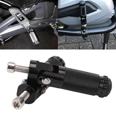 2Pcs Aluminum Universal Motorcycle Motorbike Folding Footrest Foot Peg Pedals