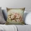 Roses French Shabby Chic Square Pillowcase Polyester Linen Velvet Pattern Zip Decor Pillow Case Sofa Seater Cushion Cover 18"