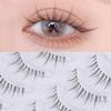 Artificial Eyelashes, Natural and Soft, 5 Pairs, Reusable Multiple timesMakeup,Come with Glue(4ml)&one Pair of Tweezers Every Order