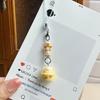Pendant Keychain Lightweight Resin Bear Shape Pendant Keychain Multi-Purpose Portable Keyring for Bag And Phone