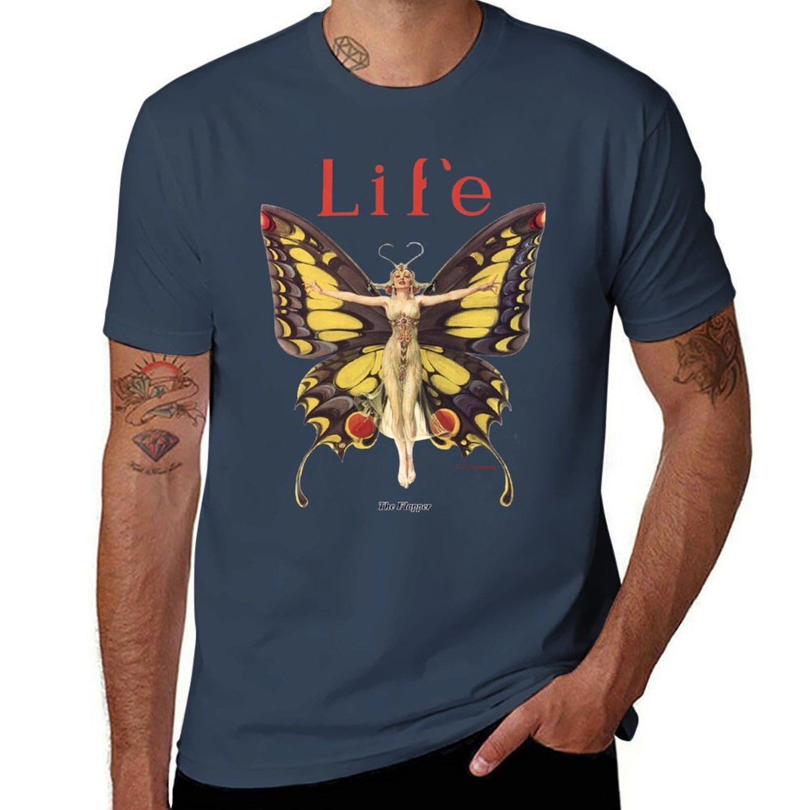 The Flapper By Frank Xavier Leyendecker Vintage Art Tshirt Lightweight Casual Summer Tshirt S