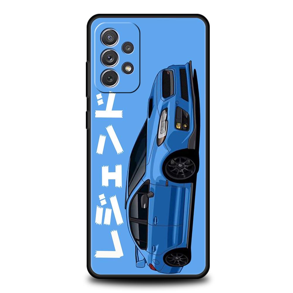 JDM Tokyo Drift Sports Car Phone Case For Samsung A51 A71 A21S A12 A11 A31 A41 A01 A03s A52 A32 A22 A13 A23 A33 A53 A73 5G Cover