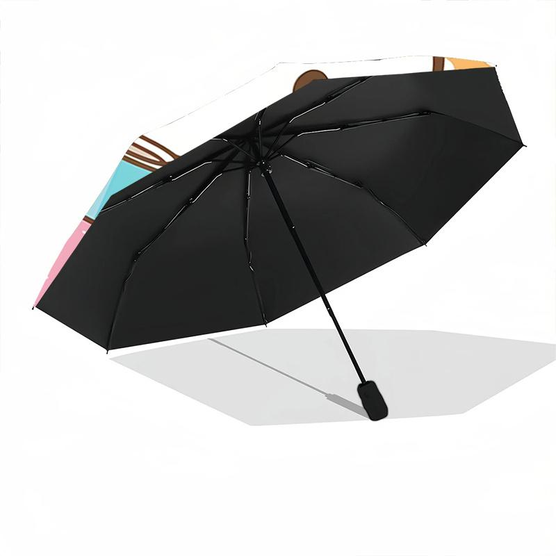 1pc Hello Kitty Automatic Opening/Closing Umbrella with Foldable Design, 8-Bone Iron Frame, Outdoor, Ideal Gift for Fans, Travelers, Everyday Use, Sui
