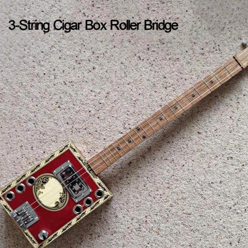 Guitar Bridge, Zinc Alloy 3-String Fixed Hardtail Guitar Bridge Saddle with 4 Pieces Mounting Screws for Electric Guitar