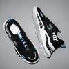 Men's Snekers Breathable Mesh Shoes Thick Sole Height Increasing Lace Up Anti Slip Comfort Trendy Sports Shoes Tenis Masculino