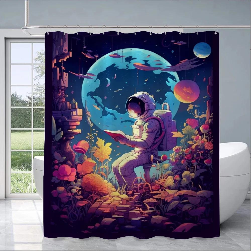 CSMY Temă Astronaut Cortine de duș Cortină de duș