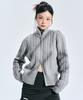ZEROPLANET Eleanor Spray Knit Zip-Up [Grey]
