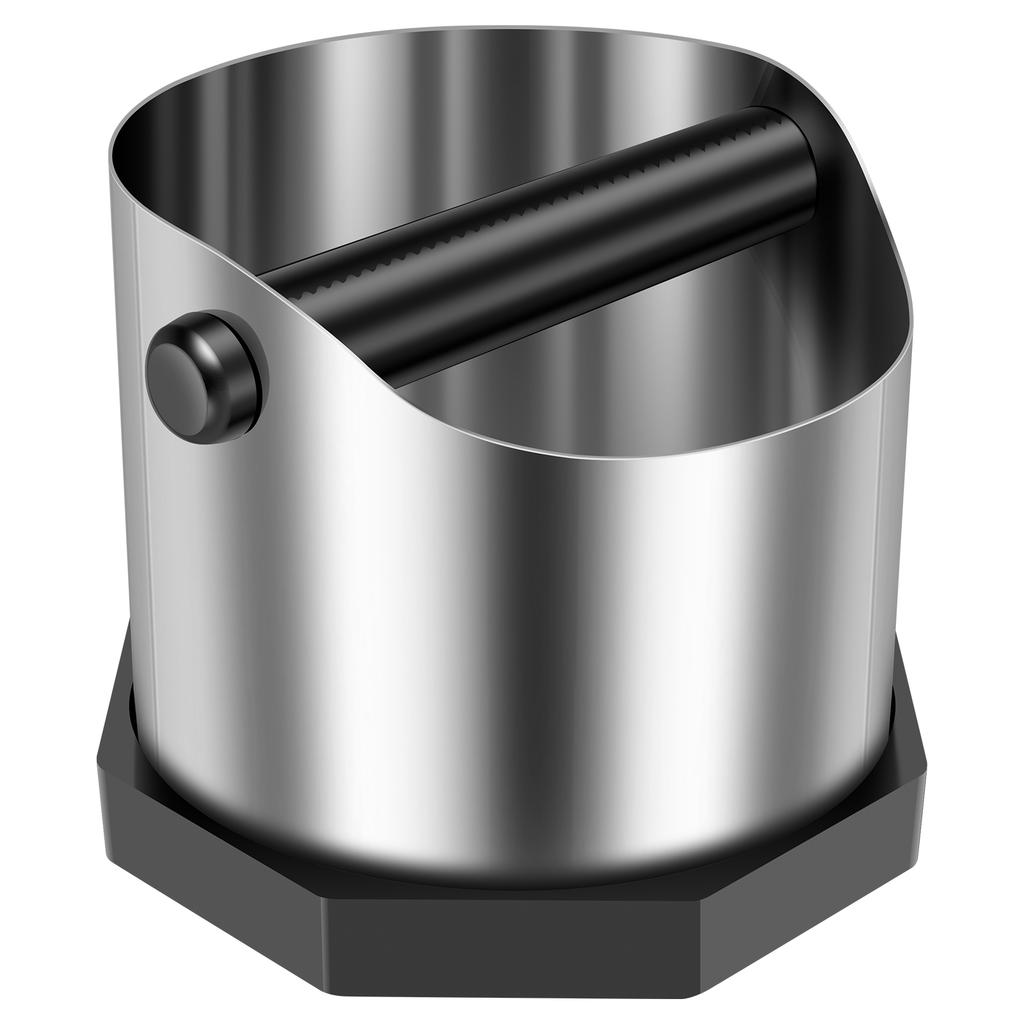 1Pc Coffee Knock Box 750 ML Stainless Steel Espresso Knock Boxes Non Slip Coffee Grounds Knocks Box for Cafe Kitchen Accessories