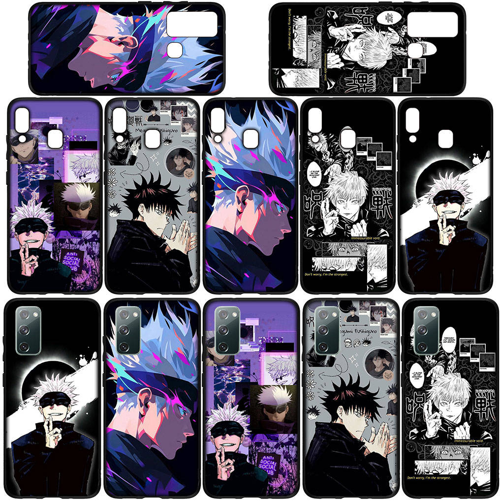 Phone Case for Samsung Galaxy S25 S24 S23 iPhone 16 15 Xiaomi Redmi Note 14 13 12 16E X 11 Pro Max Moto Huawei Gojo Satoru Poster Jujutsu Kaisen Cover
