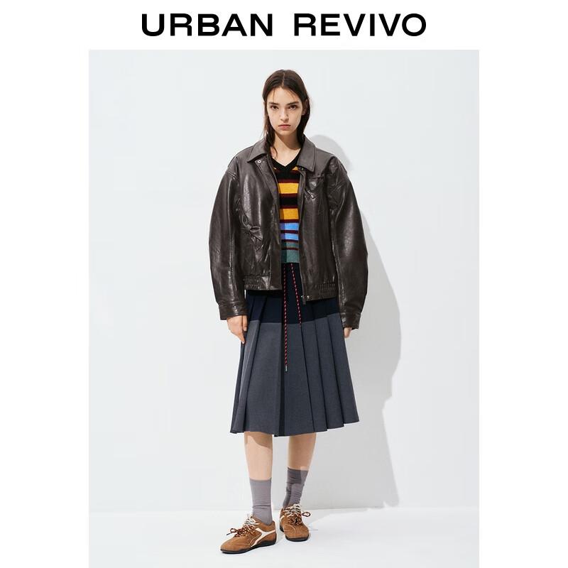 

Женская куртка UR Amber Flow с бантом из искусственной кожи с подкладкой XL