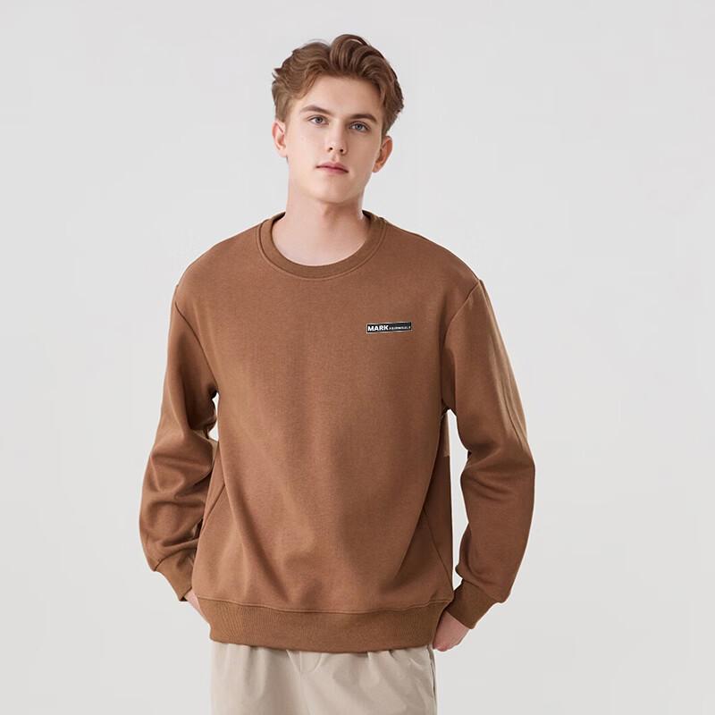 MARK FAIRWHALE Men's Heavyweight Round Neck Sweatshirt