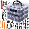 Car Upholstery Clips, Pins, Clips, 630-piece Car Set + Pullers