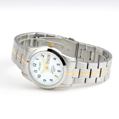 [GALAXY] GALAXY 5 ATM Men's Metal Wristwatch QA9012MB-1