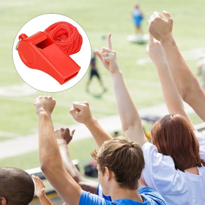 50Pcs Coaches Whistles with Lanyard Sports Whistle Loud Crisp Sound Whistles for Referees,Teachers,Officials, Polices