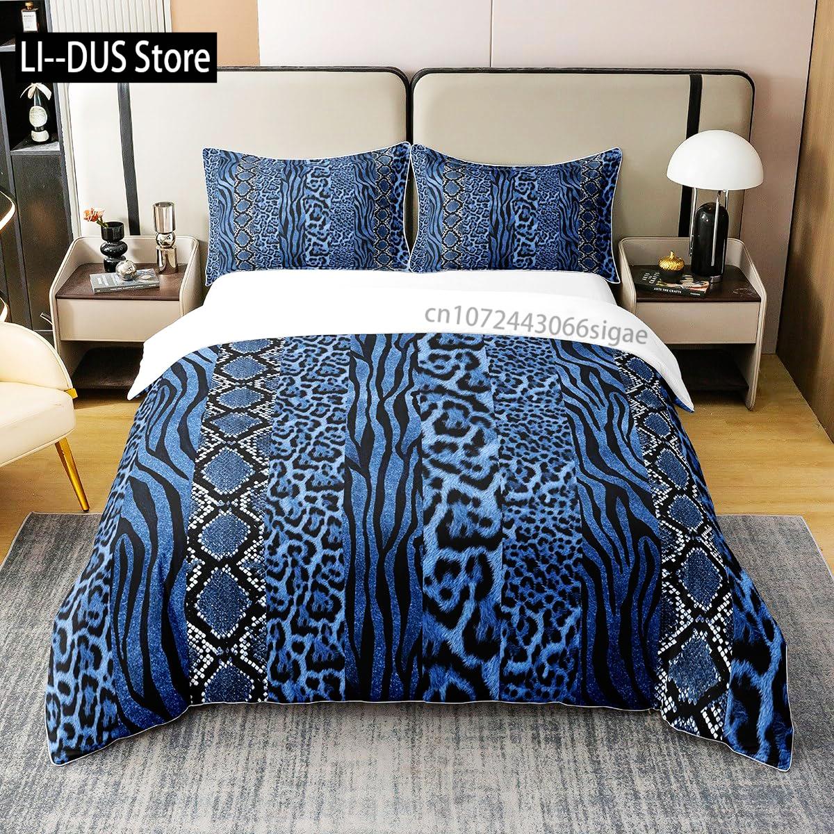 

Comforter Wild Zebra Print Theme 3 Pieces Queen Sizebedding Lines With 2 Pillow Shams Full Size Home Decor Comforter (quilt)-EU Single(135*200cm)3pcs