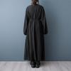 Long Sleeve Plus Size Black Vintage New In Dresses for Women Casual Loose Spring Autumn Dress