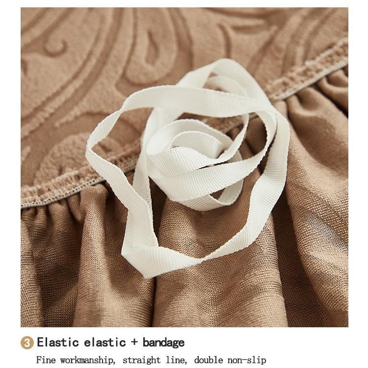 Thickened Elastic Sofa Cover All-inclusive Embossed Fleece Dust Cover Non-slip Sofa Cover All Seasons Are The Same