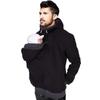 European & American Multifunctional Kangaroo Dad Hoodie: Men's Autumn/Winter Parent-Child Baby Carrier