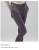 Women's V-Neck Yoga Set: Quick-Dry, Breathable, Fashionable Two-Piece with Chest Pads and Long Sleeves