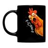Personlig F-Caw-F Kyllingkrus 15oz Keramisk Kaffekopp Morsom Hane Gårdsdyr Humor Krus Gjenbrukbart Oppvaskmaskin Mikrobølgeovn Sikker Drikkeglass