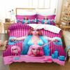 2024 Popular 3D Kawaii Sexy Girl Bedding Set Cartoon Anime 3 Piece Duvet Cover Sets for Adult Boys Bedroom Duvet Cover Bed Set