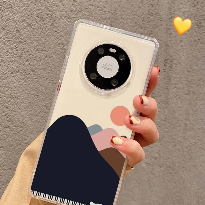 Custodia per telefono Cat Monte Fuji Giappone Paesaggio per Samsung S20 ULTRA S30 per Redmi 8 per Xiaomi Note10 per Huawei Y6 Y5 cover