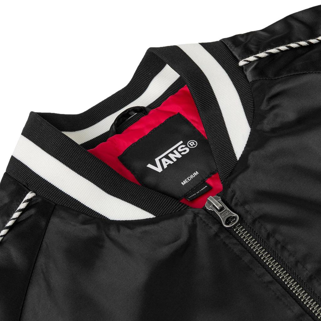 Vans Jackets Unisex Black Baseball Collar Moderate